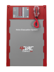 Single cabinet, fully operational Voice Alarm System that includes; 200 WATT, 2Ch : - 1x 2ch-audio amplifier (2x100W/ch), - AC surveillance based om puls-20kHz signal with EOL Includes mandatory C500 basics as listed with C500/3+1