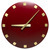Decorative Clock Type D, Ø300, Red, Impulse
