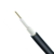 LinkSide FO cable OM3, 4 cord, in/outdoor, loose tube LSZH, 6.0mm, black, Dca-s1d1a1